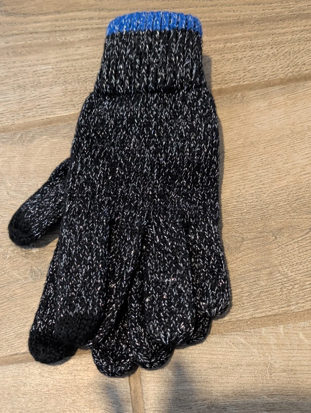 Juicy Couture Touchscreen Gloves Black & Blue